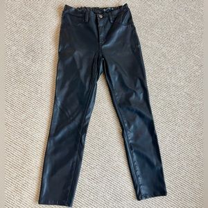 BLANKNYC black faux leather pants, size 28